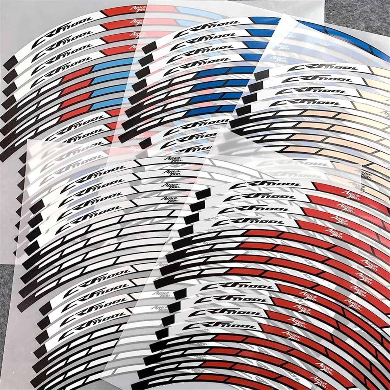 ホイールステッカー バイク ホイール ステッカー デカール 反射リム